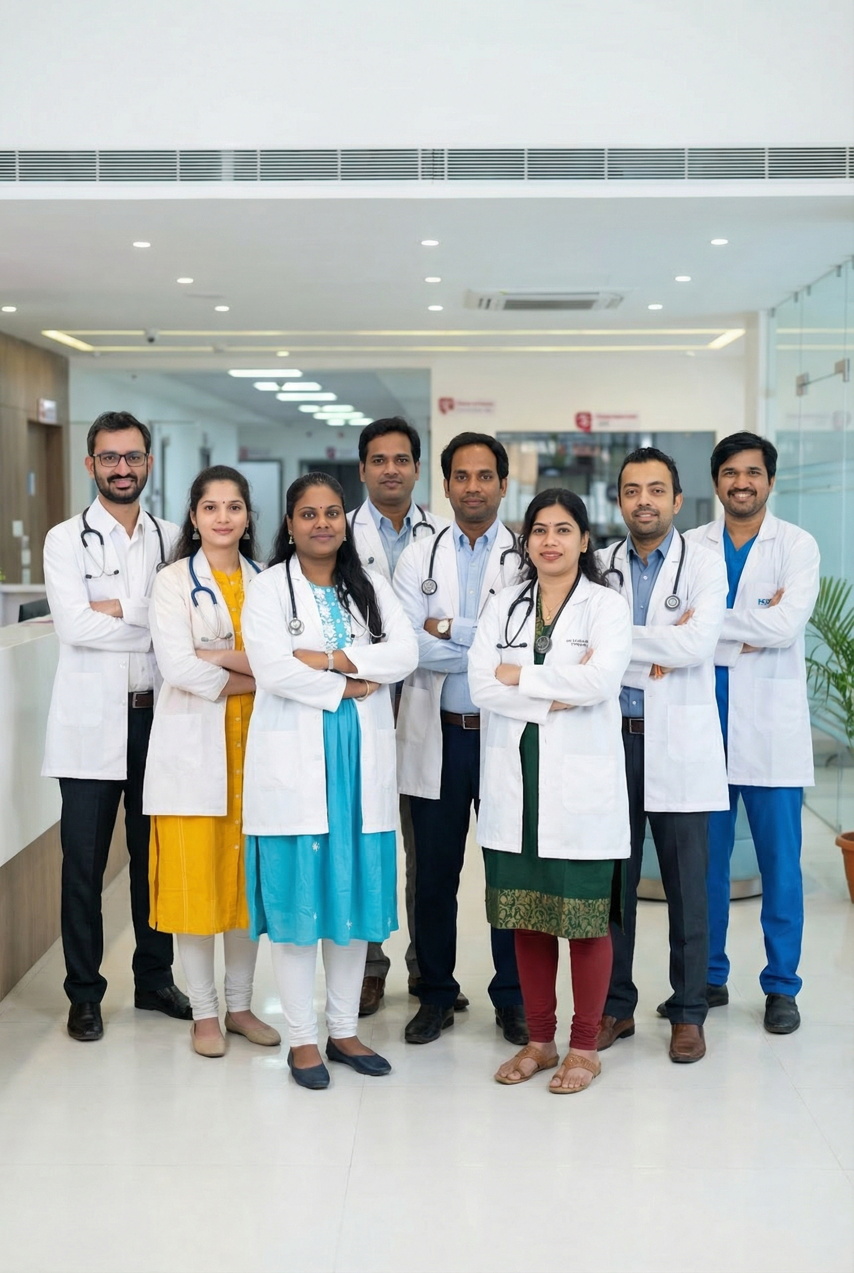 Modern hospital facility